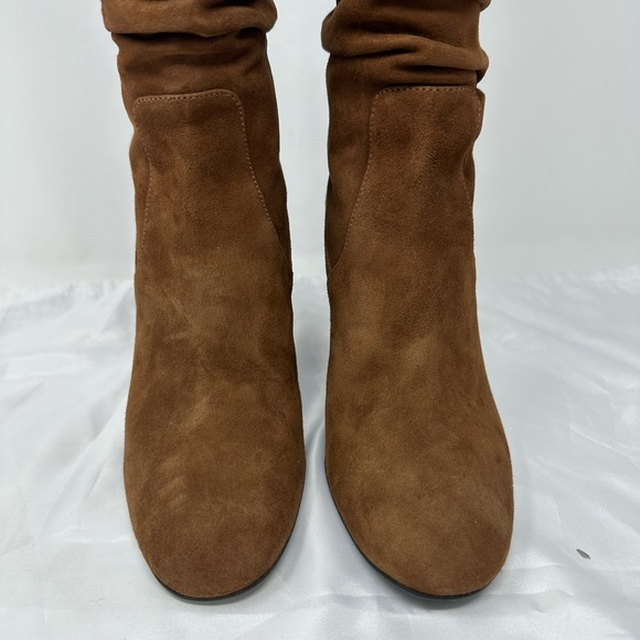 Coach Graham Slouchy Tall Boot Knee High Suede Boot MSRP $450 Sz 5.5B Brown - Picture 5 of 6